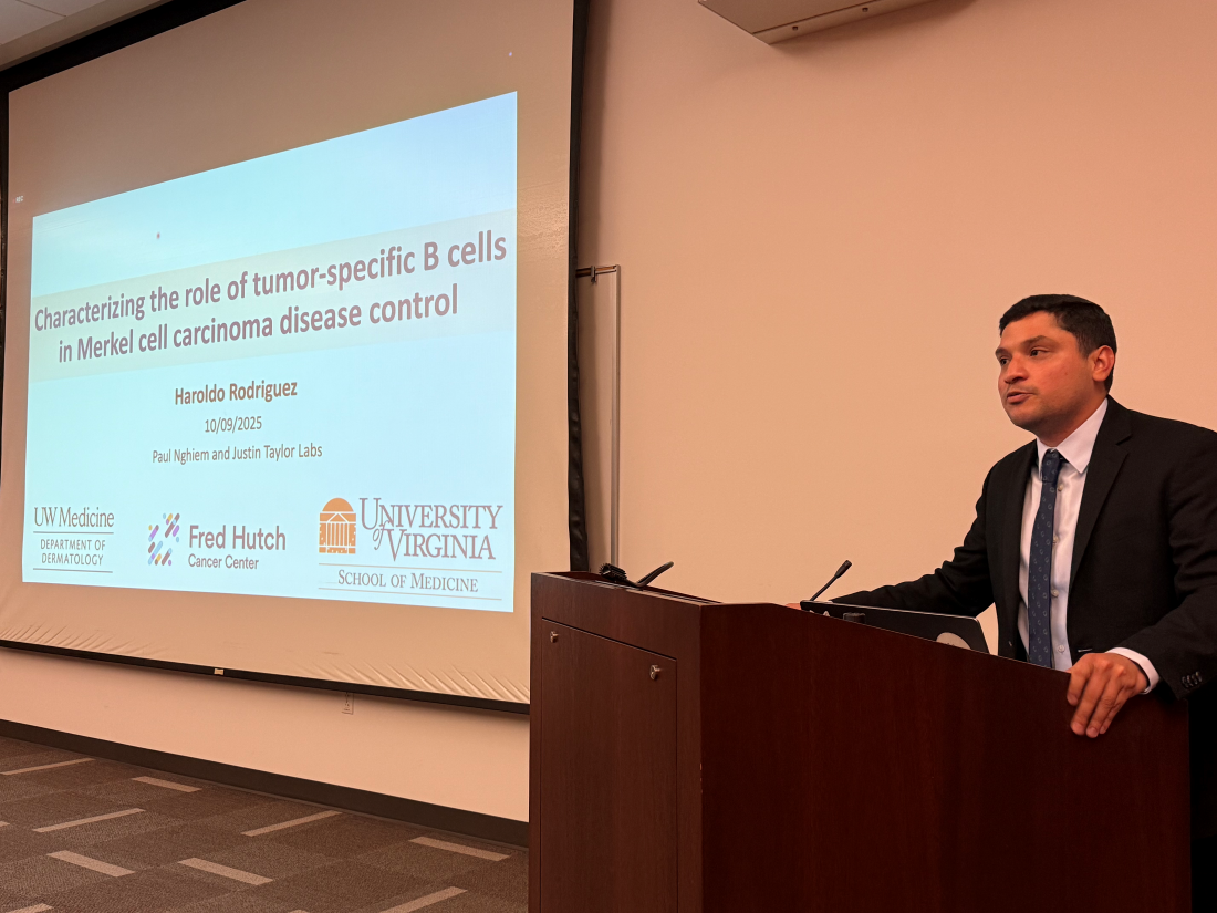 Haroldo presenting